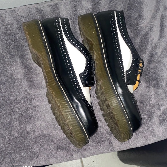 Dr. Martens Two-Tone Black and White Oxfords main image 15